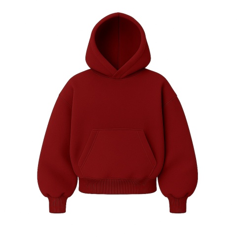 BLUZA BOXY BORDOWA BLUZA BOXY BORDOWA