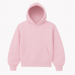 BLUZA BOXY PUDROWY RÓŻ