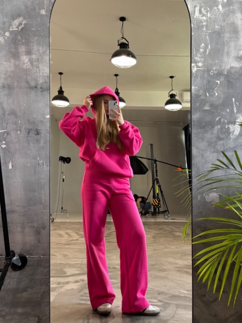 BLUZA BOXY RÓŻOWA BLUZA BOXY RÓŻOWA