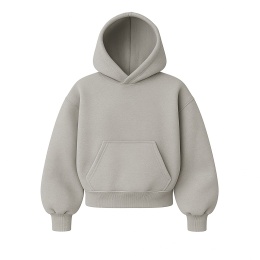 BLUZA BOXY SZARA
