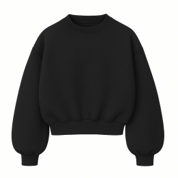 CREWNECK CZARNY