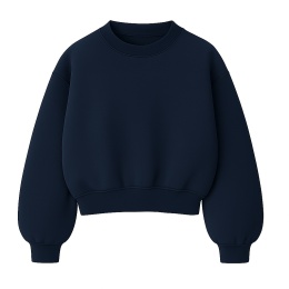CREWNECK GRANATOWY