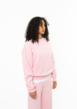 CREWNECK PUDROWY RÓŻ
