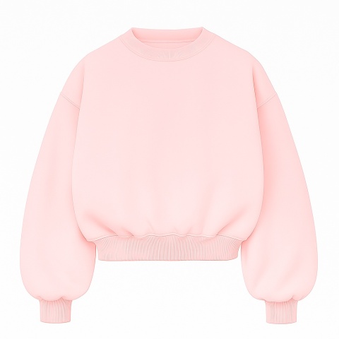 CREWNECK PUDROWY RÓŻ CREWNECK PUDROWY RÓŻ