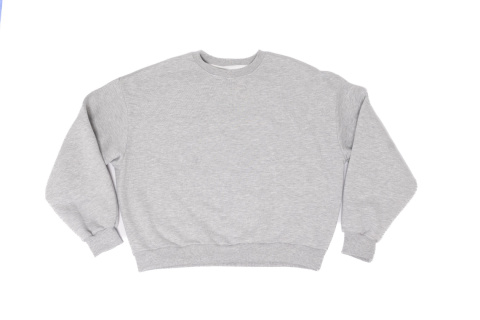 CREWNECK SZARY