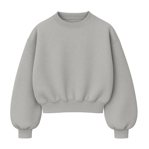 CREWNECK SZARY CREWNECK SZARY